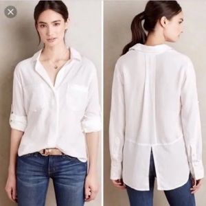 Classic white button down